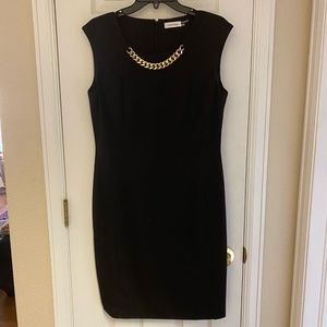 Calvin Klein Black Sheath Dress